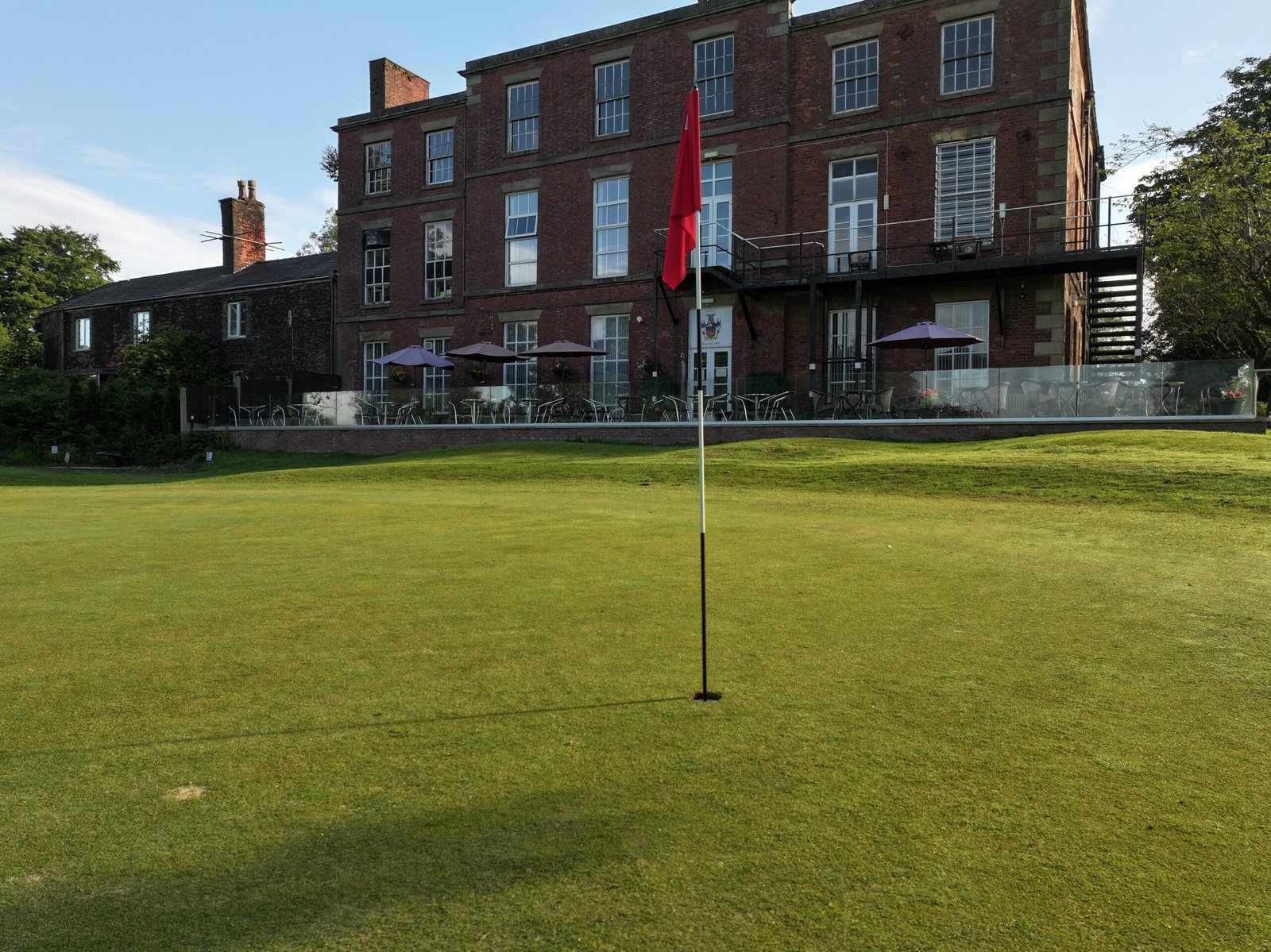 Practice putting green at Hindley Hall Golf Club