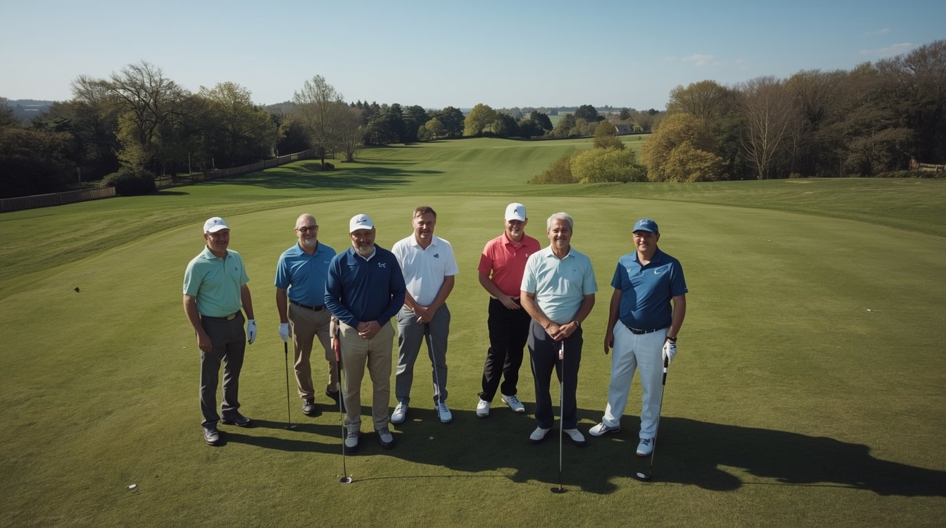 Visitors experiencing the course layout and views