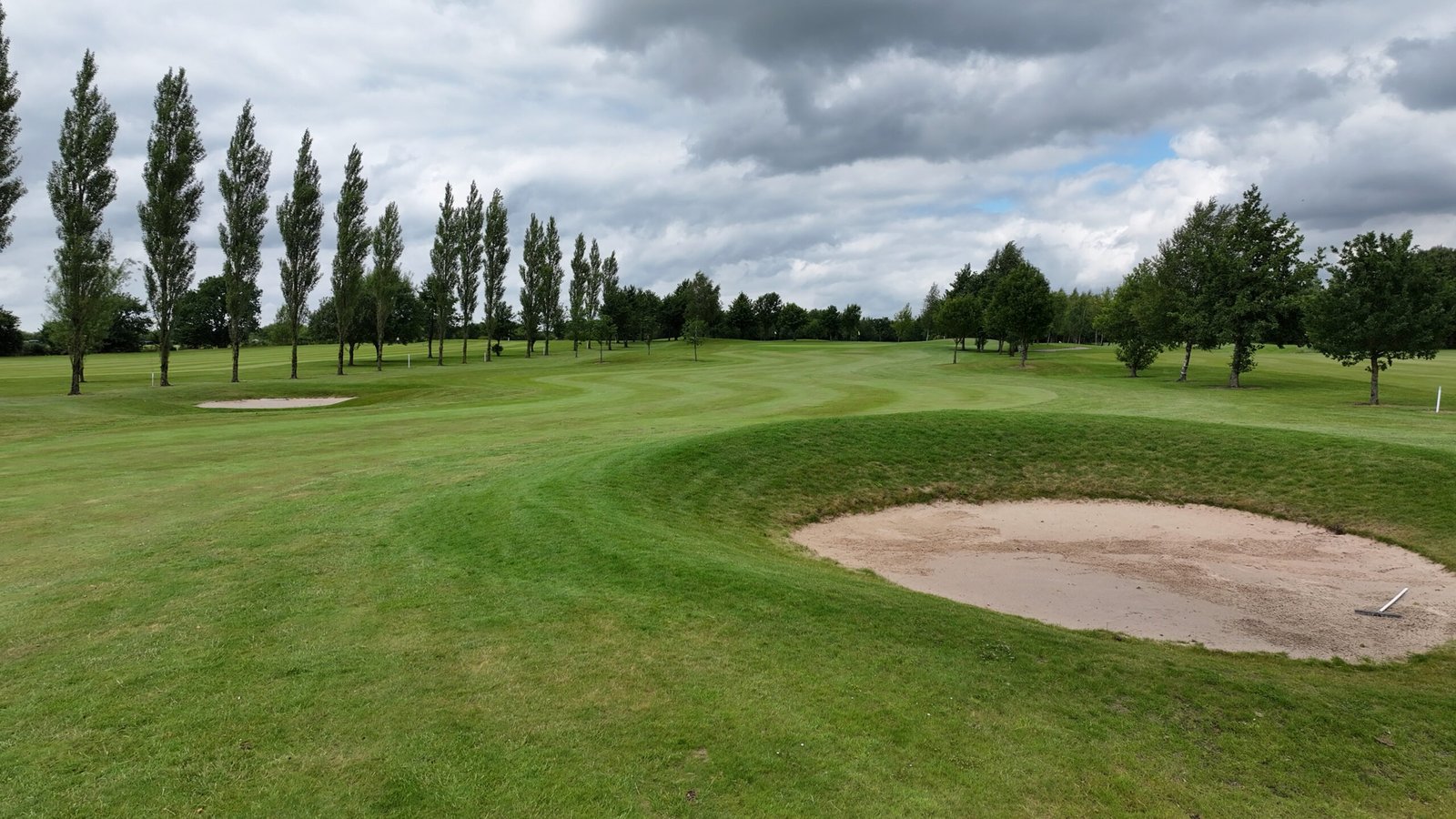Fairway bunker at Westhoughton Golf Club