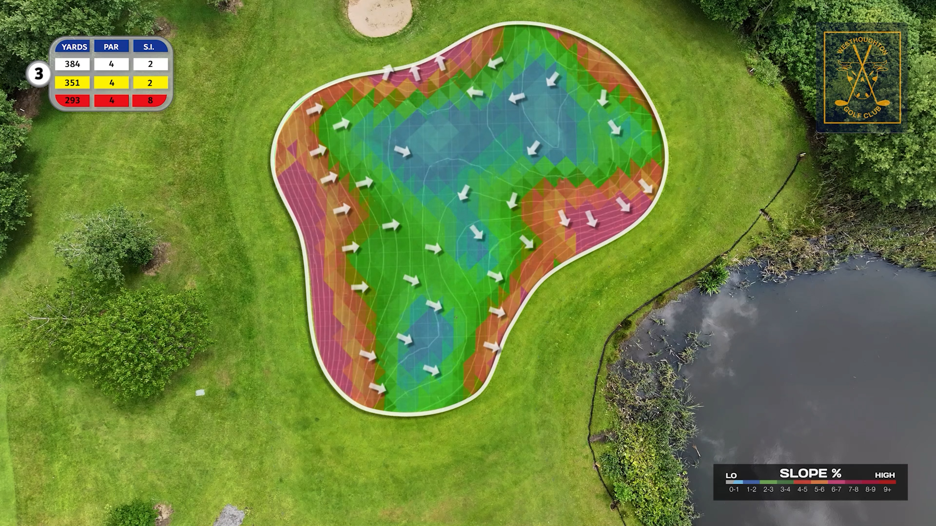 Aerial drone video showcasing green and bunkering