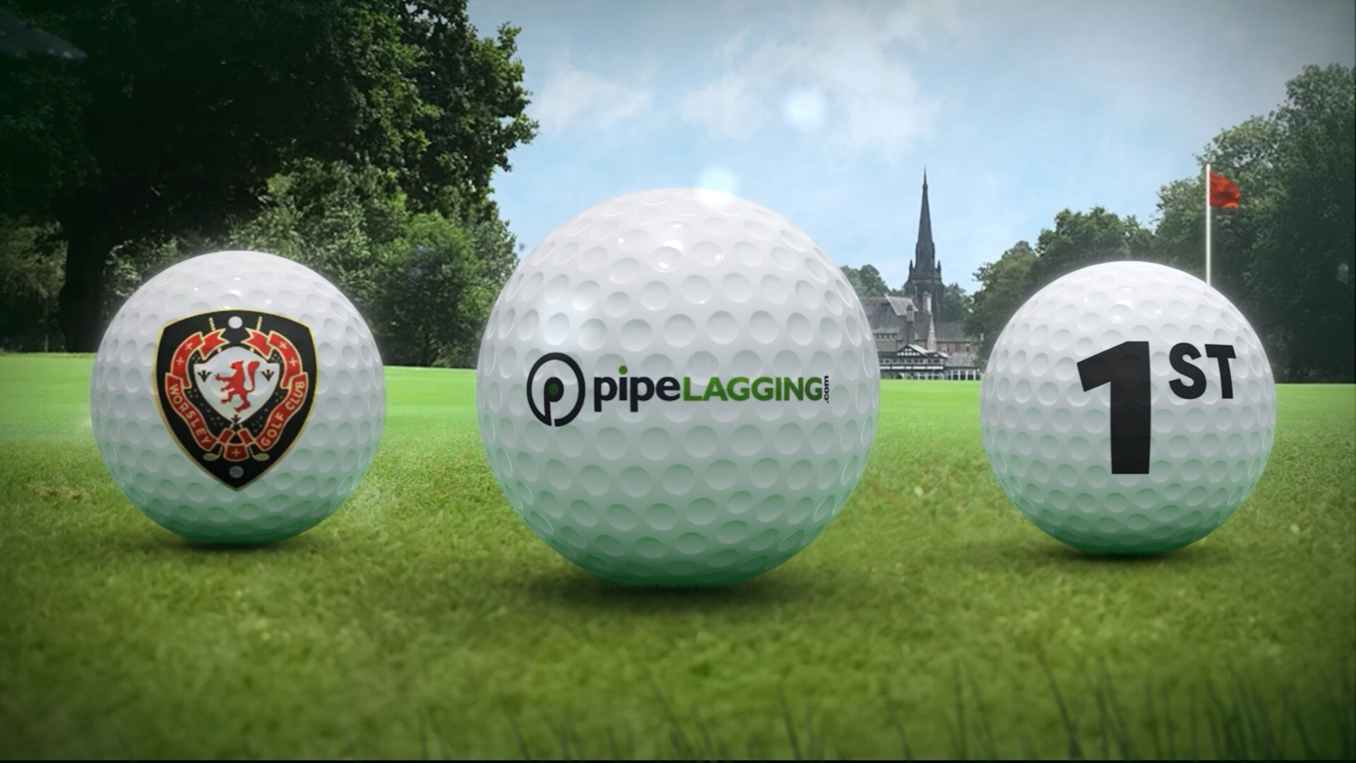 Cinematic golf flyover video – tee-to-green aerial shot