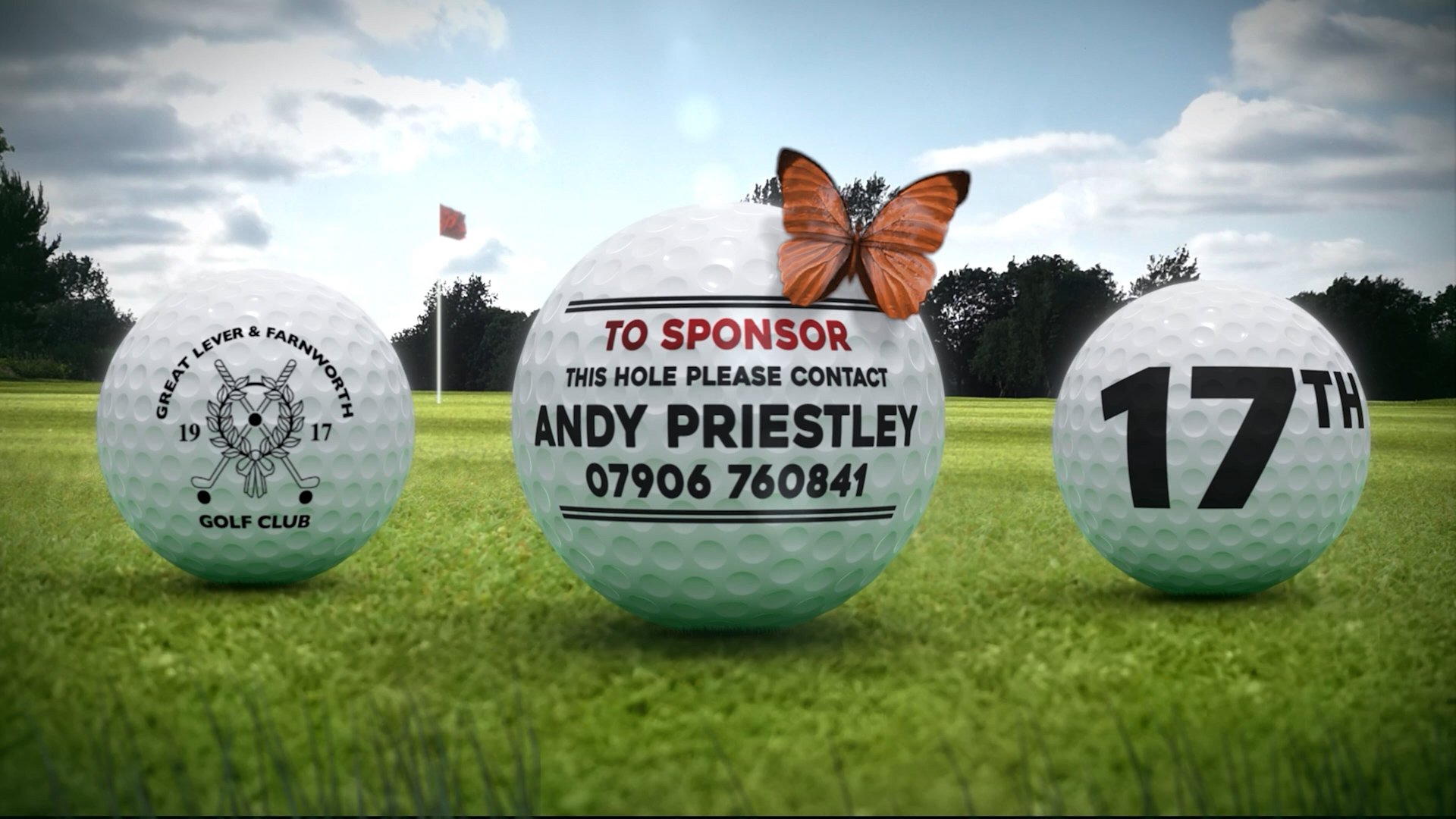 Golf course aerial highlight – smooth drone tracking