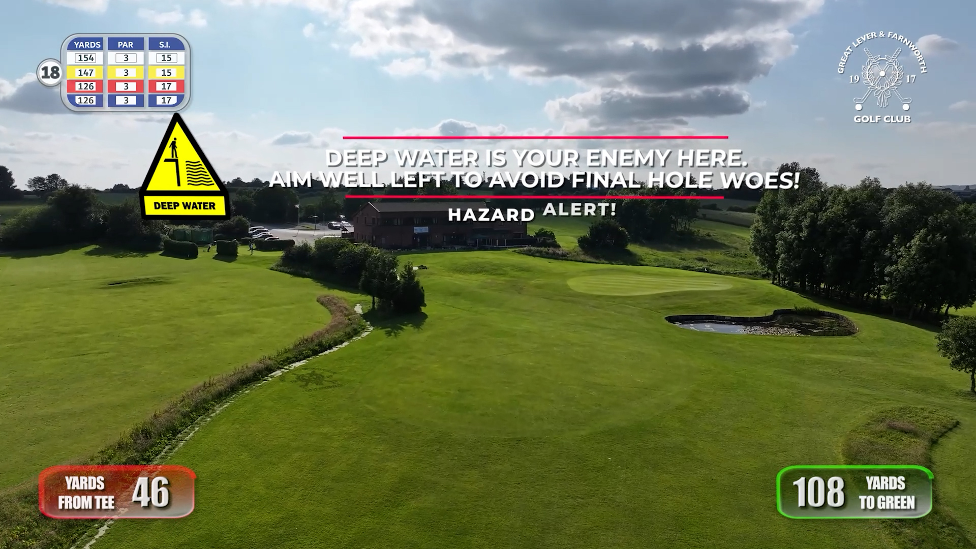 Cinematic golf course overview filmed by Skyline Golf